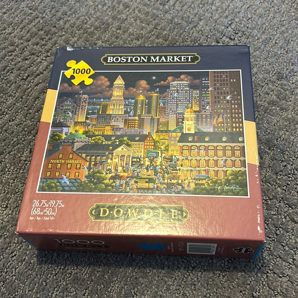 Dowdle Studios Bosto Market 1000 Piece Jigsaw Puzzle
